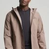 Superdry SPORT - Waterproof Jacket - Dark Taupe