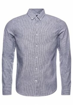 Superdry Shirt - Navy Stripe