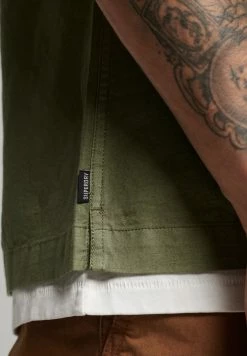 Superdry VINTAGE - Shirt - Olive Khaki -Superdry Shop e8cd4aa8d7764e90b1c18ab6f26cb230