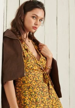 Superdry Day Dress - Autumn Ditsy Gold -Superdry Shop e8e425e57a4b4e1a8c6c725faaf81924