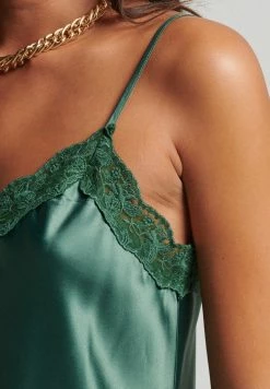 Superdry CAMI - Top - Dark Green -Superdry Shop e90c86856e484e9b87f4db9b270bc765