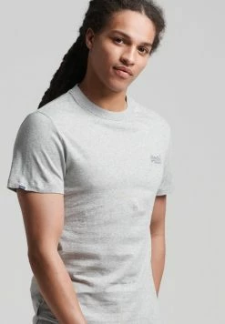Superdry VINTAGE - Basic T-shirt - Pumice Stone Marl