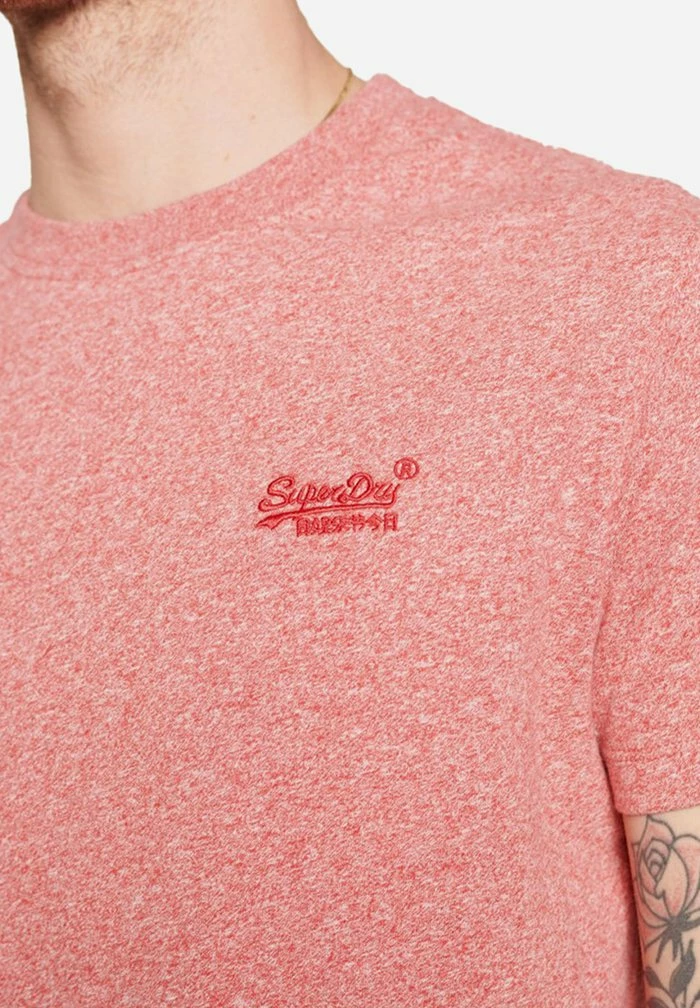Superdry VINTAGE-LOGO - Basic T-shirt - Mid Red Grit 4 Superdry VINTAGE-LOGO - Basic T-shirt - Mid Red Grit - Image 4