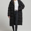 Superdry LONGLINE - Winter Coat - Black