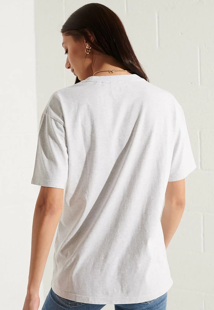 Superdry Basic T-shirt - Ice Marl 3 Superdry Basic T-shirt - Ice Marl - Image 3