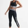 Superdry TRAINING CORE CROSS - Bustier - Black