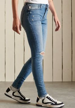 Superdry Jeans Skinny Fit - Sullivan Mid Blue Vintage -Superdry Shop e9defb93a66648ccb2431e00c8cf012e