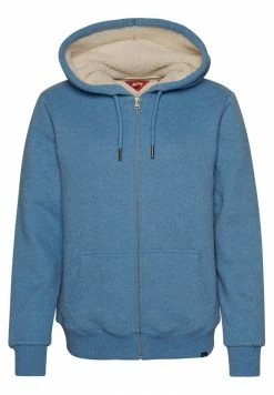 Superdry ESSENTIAL BORG - Zip-up Sweatshirt - Blush Blue Marl -Superdry Shop e9f8db95816447bdae4e77f9fe444820