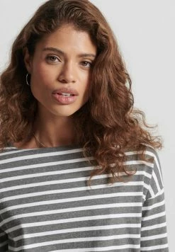 Superdry Long Sleeved Top - Mid Grey Stripe 7 Superdry Long Sleeved Top - Mid Grey Stripe -Superdry Shop ea0229c9d4814d899eb4e2ccf99f4477