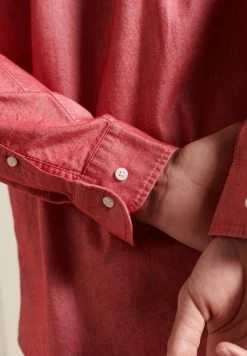 Superdry VINTAGE OXFORD - Shirt - Deep Red -Superdry Shop ea1d0d3d762f414ab9484af0b5608c61