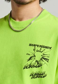 Superdry X SURPLUS GRAPHIC - Print T-shirt - Lime Green -Superdry Shop ea269aa40e84459781c7ac7cabe3806d