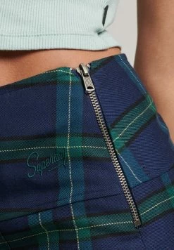 Superdry A-line Skirt - Stanton Check -Superdry Shop ea4a895779264853a82f5f7dc7d22d25