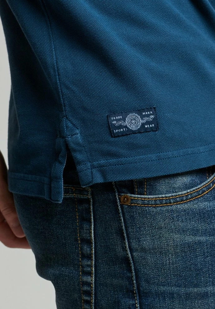 Superdry VINTAGE SUPERSTATE - Polo Shirt - Pilot Mid Blue 2 Superdry VINTAGE SUPERSTATE - Polo Shirt - Pilot Mid Blue - Image 2