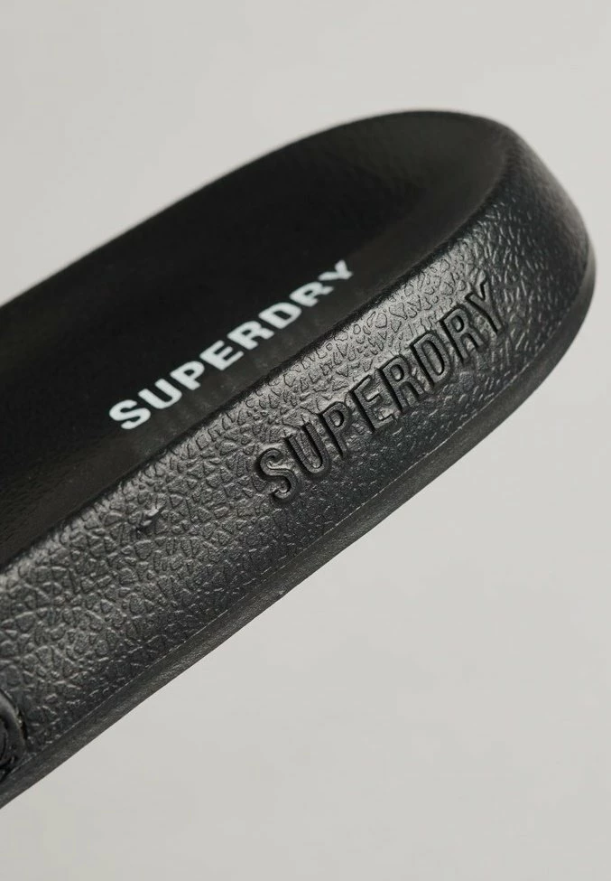 Superdry CODE PRINTED - Pool Slides - Black 3 Superdry CODE PRINTED - Pool Slides - Black - Image 3