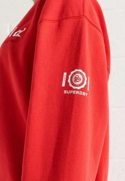 Superdry Sweatshirt - Risk Red -Superdry Shop ea9ac75c17a44d4ea8af4b930f0b01b4