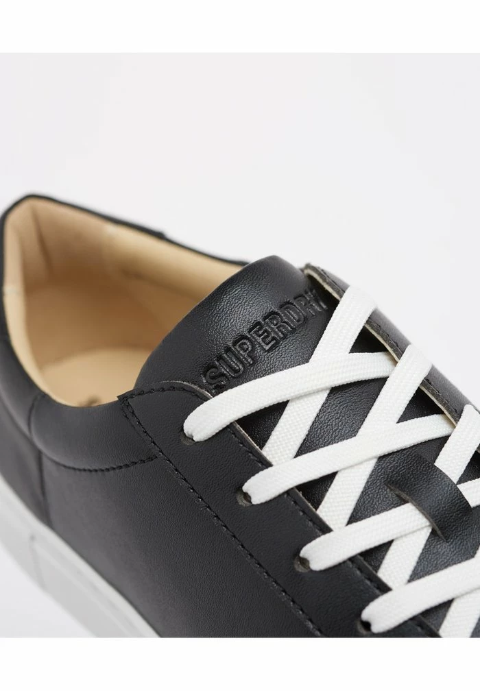 Superdry VEGAN RETRO COURT - Trainers - Black 6 Superdry VEGAN RETRO COURT - Trainers - Black - Image 6