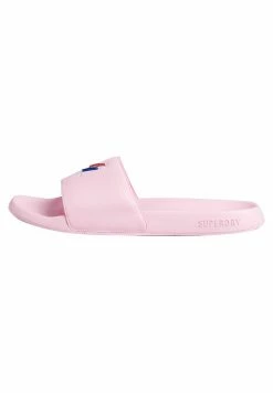 Superdry CODE ESSENTIAL - Pool Slides - Roseate Pink