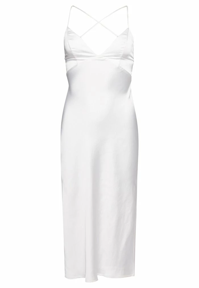 Superdry PREMIUM TIE BACK MIDI - Cocktail Dress / Party Dress - Optic 6 Superdry PREMIUM TIE BACK MIDI - Cocktail Dress / Party Dress - Optic - Image 6