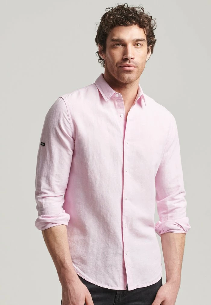 Superdry LONG SLEEVED - Shirt - Pastel Lilac 1 Superdry LONG SLEEVED - Shirt - Pastel Lilac