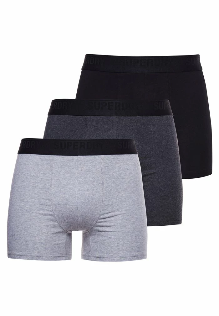 Superdry 3 PACK - Pants - Black Charcoal Grey 3 Superdry 3 PACK - Pants - Black Charcoal Grey - Image 3