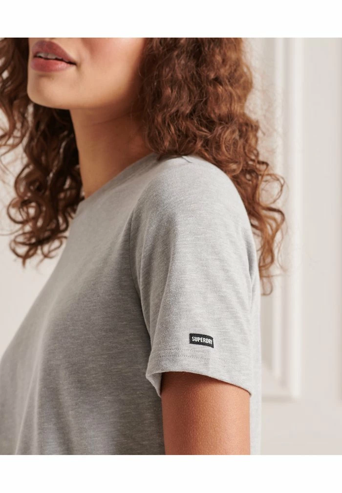 Superdry AUTHENTIC - Basic T-shirt - Mid Marl 2 Superdry AUTHENTIC - Basic T-shirt - Mid Marl - Image 2