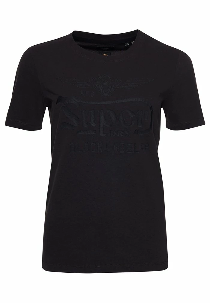 Superdry Print T-shirt - Bison Black/deep Ruby 1 Superdry Print T-shirt - Bison Black/deep Ruby