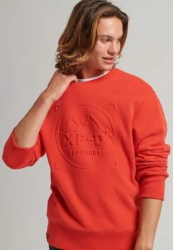 Superdry EXPEDITION CREW - Sweatshirt - Bright Red