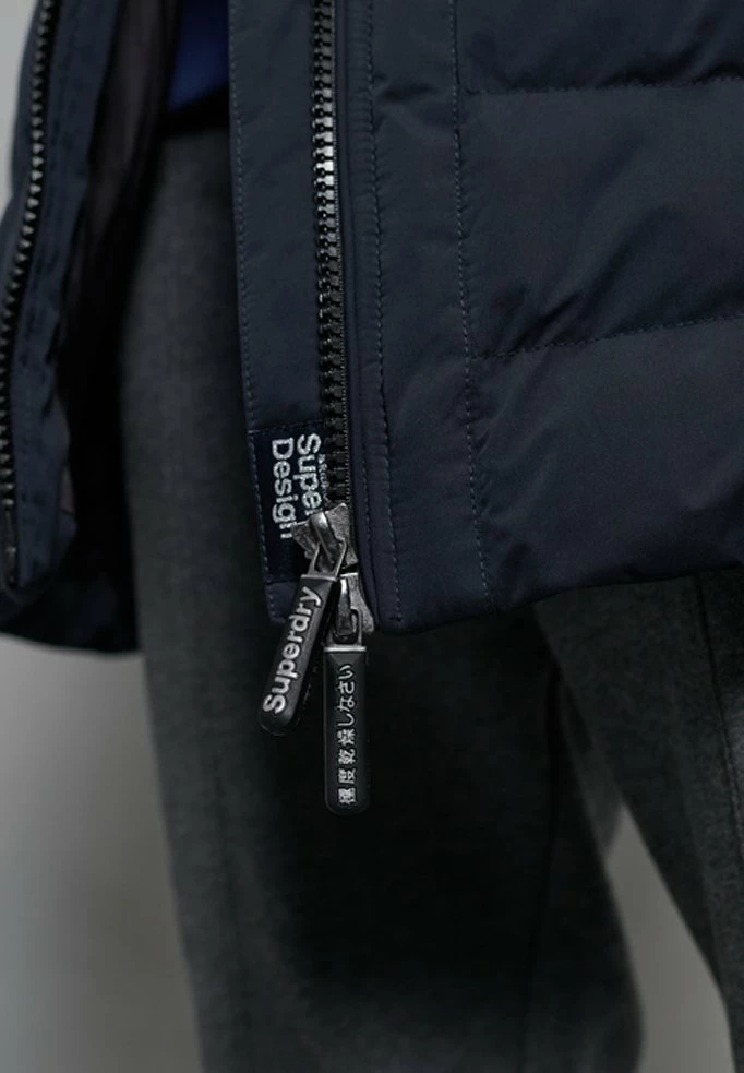Superdry Winter Coat - Navy 4 Superdry Winter Coat - Navy - Image 4