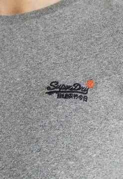 Superdry VINTAGE TEE - Basic T-shirt - Grey Marl -Superdry Shop ec230f204e3740bb9fa4d34b9bcc7f18
