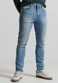 Superdry STUDIOS - Slim Fit Jeans - Washed Indigo