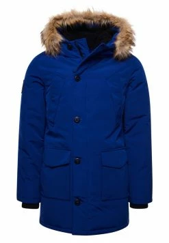 Superdry EVEREST - Winter Coat - Cobalt -Superdry Shop ec7460d0ee5949ada1936a2d30ae4f85