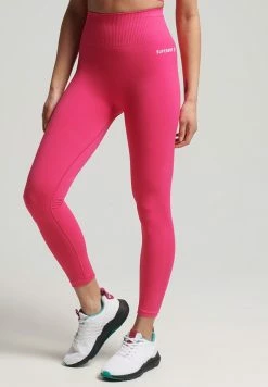 Superdry Leggings - Trousers - Raspberry Sorbet