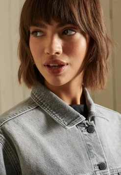 Superdry BOYFRIEND - Denim Jacket - Frank Vintage Grey 7 Superdry BOYFRIEND - Denim Jacket - Frank Vintage Grey -Superdry Shop ecf2394d4fe444ec8e4cf51082666908