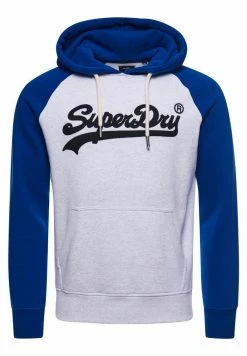 Superdry VINTAGE LOGO AMERICAN CLASSICS - Hoodie - Glacier Grey Marl -Superdry Shop ed3e5c9938d44e56ab1e616eabf8197f