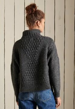 Superdry ROLL - Jumper - Zinc Marl -Superdry Shop ed40095ffe864bb48df91deb62092b82