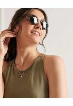 Superdry STRAP BACK - Shift Dress - Moss Khaki -Superdry Shop ed5c6c2ed8be4debb1db52a1a991a2de