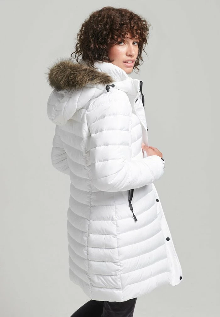 Superdry Winter Coat - White 2 Superdry Winter Coat - White - Image 2