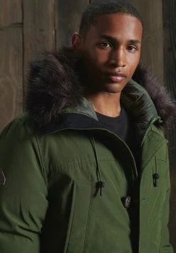 Superdry ROOKIE - Down Coat - Khaki -Superdry Shop ed9b920146e34087a834947a01ff6083
