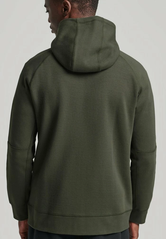 Superdry CODE - Zip-up Sweatshirt - Dark Moss 3 Superdry CODE - Zip-up Sweatshirt - Dark Moss - Image 3