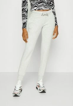 Superdry VINTAGE LOGO - Tracksuit Bottoms - Glacier Grey Marl