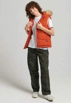 Superdry EVEREST - Waistcoat - Pureed Pumpkin