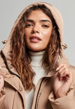 Superdry MAXI HOODED PUFFER - Winter Coat - Woodsmoke -Superdry Shop ee143413fe2f49a0bd9f83e8b6b3b3e9
