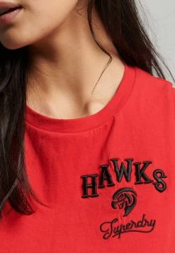Superdry VINTAGE COLLEGIATE - Top - Rebel Red -Superdry Shop ee1c1c55c40f43b6a0bbb642aba509b2