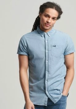 Superdry Shirt - Indigo Chambray