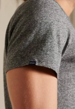 Superdry VINTAGE - Basic T-shirt - Karst Black Mega Grit -Superdry Shop ee3a9ad43ceb4ae8b97e9a6641593266