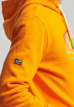 Superdry VINTAGE CALI - Hoodie - Orange -Superdry Shop eecdc76b4e3944f899d48e33c4bf1e86