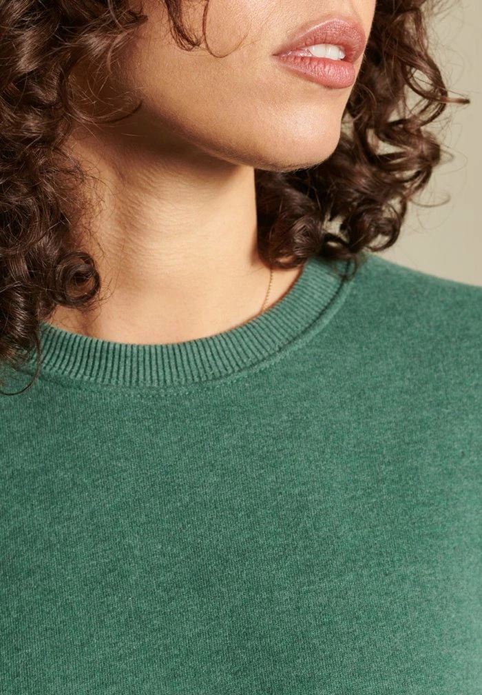 Superdry VINTAGE - Sweatshirt - Heritage Pine Green Marl 3 Superdry VINTAGE - Sweatshirt - Heritage Pine Green Marl - Image 3