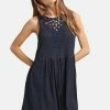 Superdry VINTAGE LACE RACER ECLIPSE - Day Dress - Blau