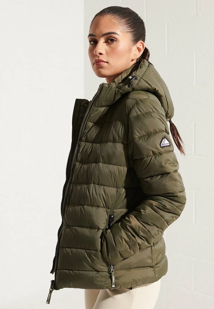 Superdry Winter Jacket - Dark Moss 1 Superdry Winter Jacket - Dark Moss