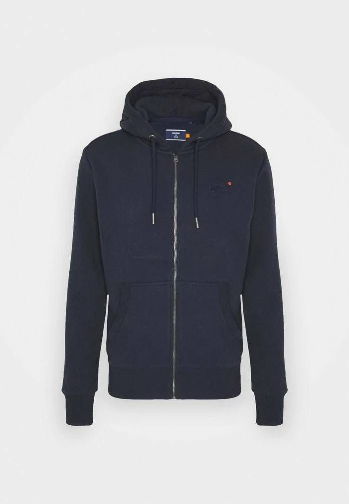Superdry CLASSIC ZIPHOOD - Zip-up Sweatshirt - Rich Navy 6 Superdry CLASSIC ZIPHOOD - Zip-up Sweatshirt - Rich Navy - Image 6